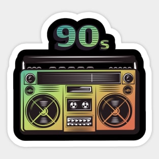 I LOVE 90 - radio summer edition Sticker